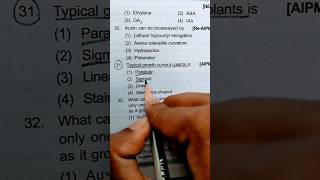 Plant Growth and Development #neet #pyq #motivation #mcq #aiims #shorts #ytshorts #selfstudy #exam