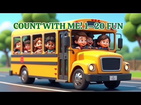 Learn Numbers 1-20 for Kids | Fun Counting Song & Colourful Animation