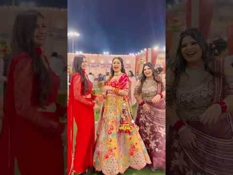 Prerna Sharma with friends in wedding latest haryanvi video 🔥😍❤️#haryanvisong #shorts