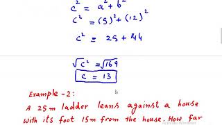 Pythagoras Theorem.(General Math 10th Class unit 9 )