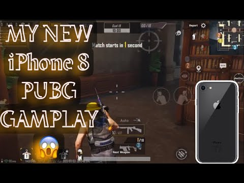MY NEW IPHONE 8 FOR PUBG MOBILE. 😱( PUBG mobile on iPhone 8 )