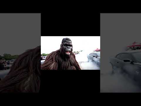 Bigfoot gets arrested at a car meet #ai #funny #comedy