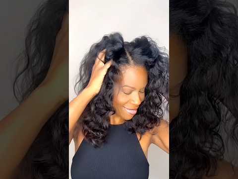 Bantu Knot Hairstyle on Silk Pressed Hair✨🖤 #bantuknots #silkpress #hairstyleideas