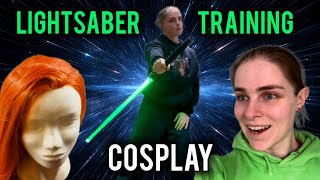 Lightsaber Training and Cosplay Progress (Kim Possible and Lolita Dress) with Pippa 512