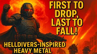 First to Drop, Last to Fall – Helldivers 2 Inspired Dark Synthwave Metal Anthem