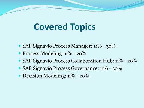 C SIGPM 2403 SAP Certified Associate – Process Management