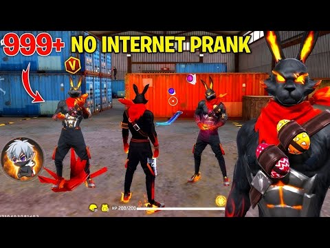 Old Bunny Bundle No Internet Prank 😅 | 999+ Prank In Lone Wolf | Garena Free Fire | PRIME FF Part-21