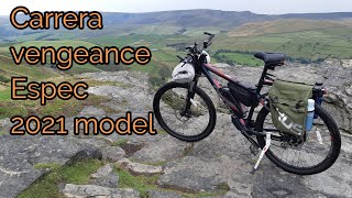 Carrera vengeance E spec 2.0 Bike Specifications. 2021 model