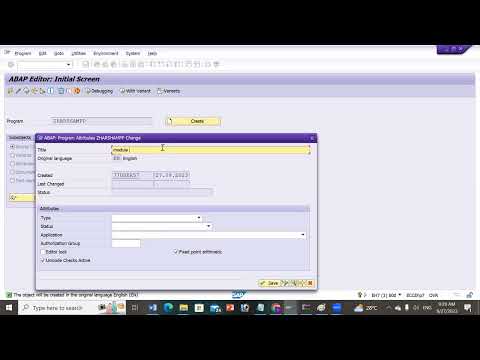 DIFFERENCE BETWEEN MODULE POOL PROGRAM AND EXECUTABLE PROGRAM? @HARSHASAPABAPCONSULTANT