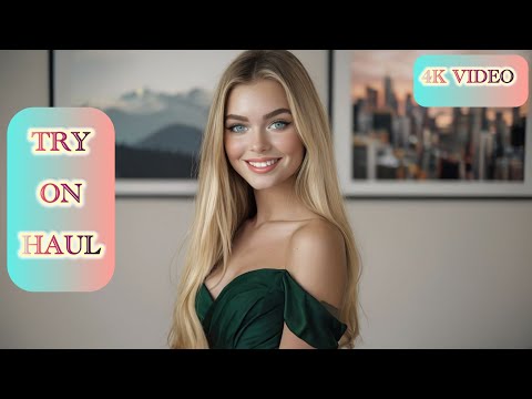 4K Try on haul | Micro Bikini (2025) | See through 4K | Transparent Try on haul | Julie try on haul