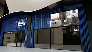 New Roca Casablanca showroom with LED technology and digital lighting