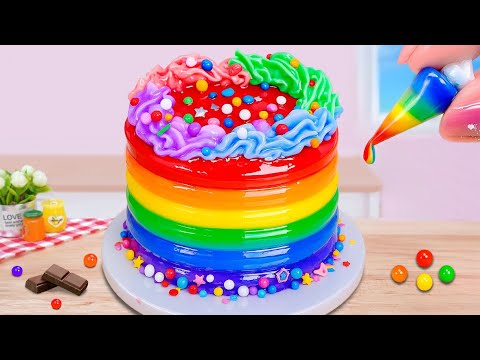 Colorful Jelly Cream Dessert ☀️ Your Favorite Cake Decorating Compilation 🍰 Cake In Wonderland