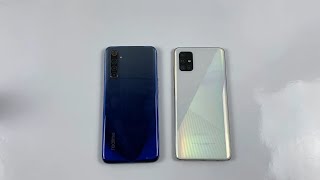 Realme 6 vs Samsung A51 Speed Test, Display Test | Helio G90T vs Exynos 9611