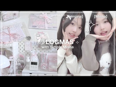 VLOGMAS with simply misha! 🎄🩰 | grwm, gift haul, parties ft. Tokyo Catch & Maono PM450 | jorginakei