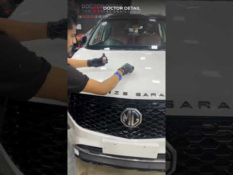 MG Hector got the full Graphene experience, Watch the wash, the polish, and the insane gloss reveal.