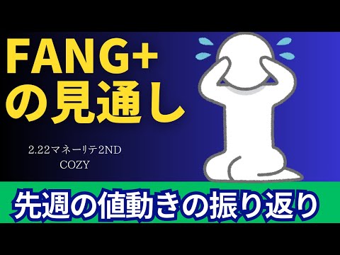 【新NISA】2.22FANG+の見通しは買い時！？先週の値動きの振り返り＆暴落傾向の値動きは続く？