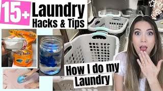 15 LAUNDRY HACKS & TIPS YOU NEED TO KNOW | How I Do My Laundry Efficiently