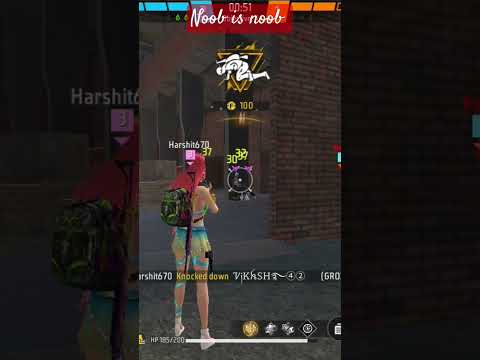 Noob is noob #freefire #cutefreefiregirl #freefireclips
