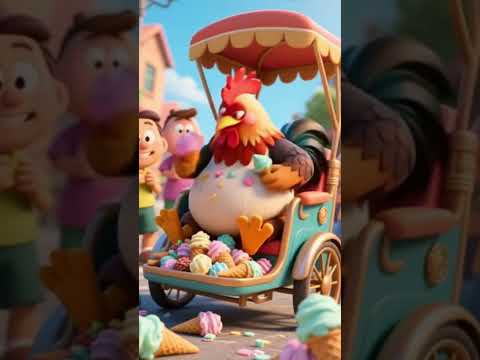Funny Rooster Ice cream story with his friends | Urdu moral story | Ilmstar Kids Funny Animal Story