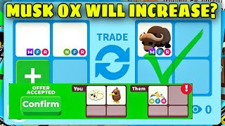 😱🐂WILL MUSK OX REALLY WORTH A LOT IN FUTURE?? DID I OVERPAY? + CHECKING MY TRADE OFFERS! ADOPT ME!