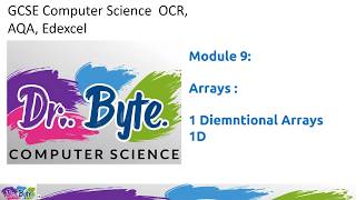 GCSE Computer Science  Programming | 1D Arrays (1Dimensional)  in Pseudocode (OCR J277 / AQA 8525)