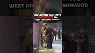 Explosion Destroys Garage In West Adams Neighborhood