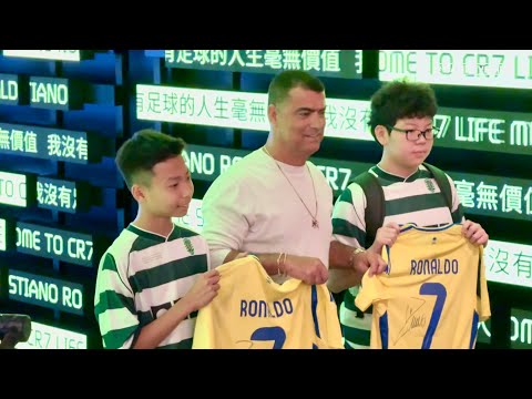 C朗博物館開幕 LIVE  |  CR7 LIFE香港博物館首日開幕及傳媒預覽   C朗兄長Hugo 曉高艾維路作開幕嘉賓   |  尖沙咀  K11 musea  | SAMi LIVE HK