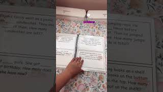 Roll and solve math workbook #homeschoolingfun #homeschoolcurriculum