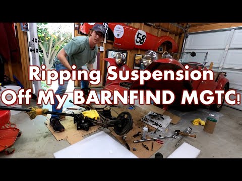 Restoring MGTC Front Suspension & Steering - Limit 55 E13