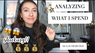 ANALYZING EVERYTHING I SPEND $$ (transparent, real numbers) | 23-YEAR OLD IN MONTREAL