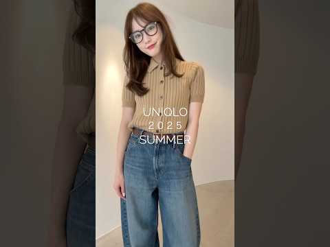 UNIQLO 2025 SUMMER 新作アイテム🌿　#ユニクロコーデ #ユニクロ #uniqlo #uniqloコーデ #ootd