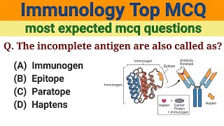 Immunology mcqs with answers || immunology MCQ  || biology most repeated questions (19)