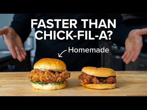 Can I make Chick-fil-A's Original Chicken Sandwich FASTER than ordering one?