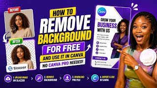 How to Remove Background for FREE and Use It in Canva (No Canva Pro Needed)