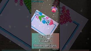 try this ✨border designs #borderdesigns #100borderdesigns #youtubeshorts #poojacreation #shorts
