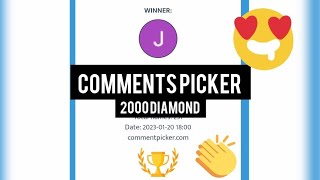 Comments Picker Results Giveaway Sakgitamna 😽