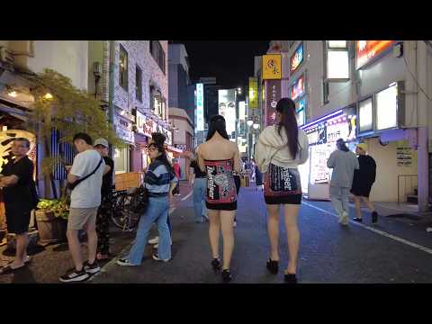Night Walk in Tokyo, Relaxing Walk in Japan, Shinjuku Kabukicho 夜の大久保公園・新宿歌舞伎町をお散歩！ラブホテル街・トー横界隈周辺！