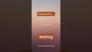 16 WAITING   Scripture For Life, Vol 1