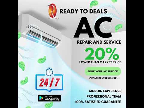 Ready To Deals | Find Best Air Conditioner Service | AC Gas Filling | Find Best AC Installation