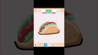 Drawing Tacos in Speed Draw ROBLOX ☺️🙂🌮 #speeddrawing #art #speeddraw