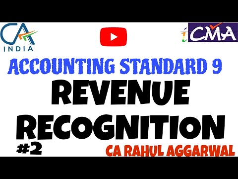 Accounting Standard 9 | Revenue Recognition| CA Rahul Aggarwal