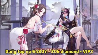 Memorial mirage Idle Private Server - Daily Top up 6480¥ - 20k diamond - VIP3 ( X7Game )