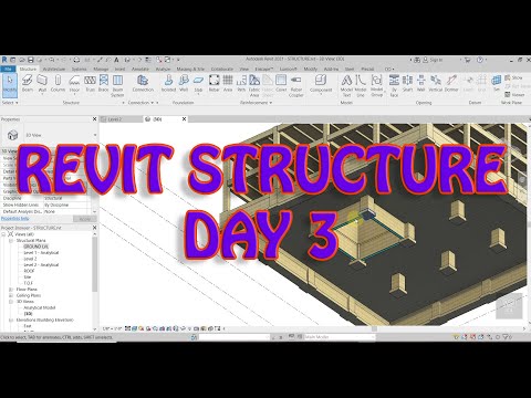 REVIT STRUCTURE MODELING DAY - 3 [ SLAB, FLOOR EDGES , SHAFT OPENING ]  हिंदी में