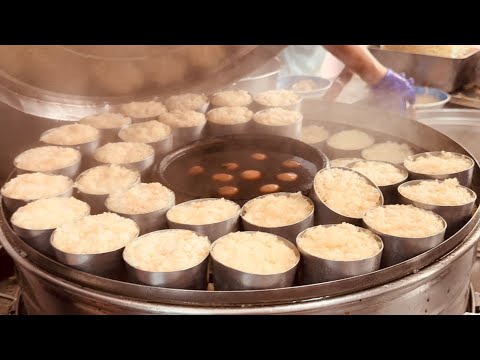 到清水吃筒仔米糕要吃哪幾家？帶你一次吃遍6家滷肉級筒仔米糕/Cingshui Braised Pork Tube Rice Cake Collection,Taiwanese Street Food