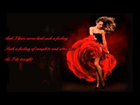 Chris de Burgh - Lady In Red (with lyrics on screen)