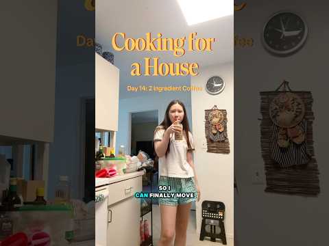 Day 14: Daily Cheap Coffee | COOKING FOR A HOUSE #homecafe #coffee