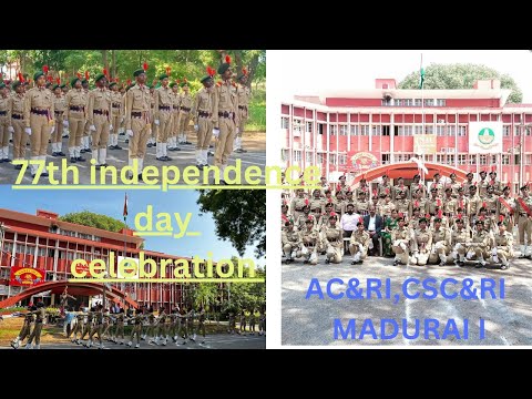 77th Independence day celebration//Azadi ka amrit mahotsav 🇮🇳/15th August/NCC//TNAU🤩