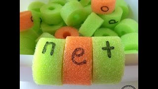 Pool Noodle Reading Activity for Kids