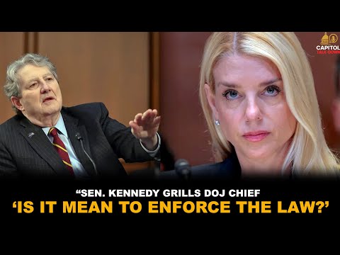 “Senator Kennedy DESTROYS Critics: ‘Is It Mean to Enforce the Law?’ DOJ Chief Pushes Back!”