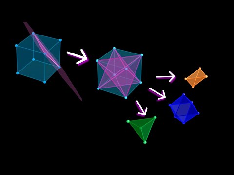 What Happens When These 8 Planes Slice a Cube? 🤔